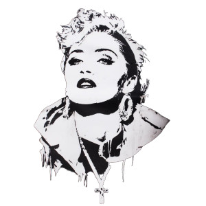 Madonna Stencil Vinyl Car Decal Sticker – Waterproof & UV-Resistant 3.4133333333333336" Madonna Stencil Vinyl Car Decal Sticker – Waterproof & UV-Resistant 3.4133333333333336"