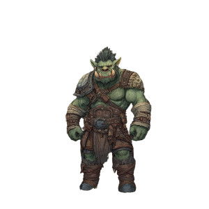 Orc Farmer Vinyl Car Decal Sticker – Waterproof & UV-Resistant 3.4133333333333336"