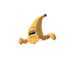 Banana Monster Attack V2 Vinyl Car Decal Sticker – Waterproof & UV-Resistant 3.4133333333333336"