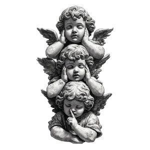 Cherubic Angels Tattoo Vinyl Car Decal Sticker – Waterproof & UV-Resistant 3.4133333333333336" Cherubic Angels Tattoo Vinyl Car Decal Sticker – Waterproof & UV-Resistant 3.4133333333333336"