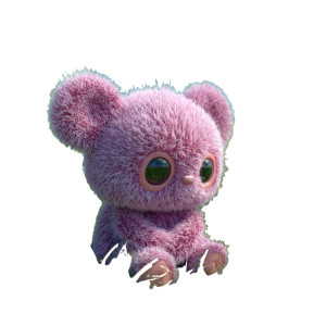 Pink Teddy Animal Vinyl Car Decal Sticker – Waterproof & UV-Resistant 3.4133333333333336"