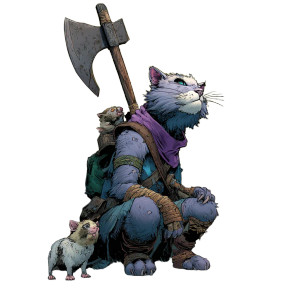 Tabaxi With Axe Vinyl Car Decal Sticker – Waterproof & UV-Resistant 3.4133333333333336" Tabaxi With Axe Vinyl Car Decal Sticker – Waterproof & UV-Resistant 3.4133333333333336"