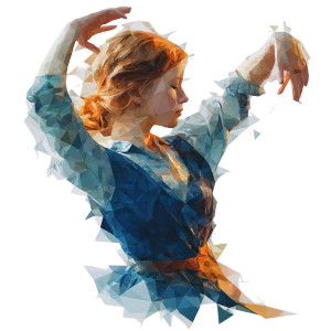 Dancing Girl V15 Vinyl Car Decal Sticker – Waterproof & UV-Resistant 3.4133333333333336"