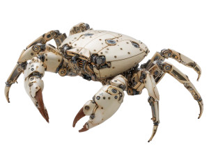 Robot Crab Vinyl Car Decal Sticker – Waterproof & UV-Resistant 6.1866666666666665" Robot Crab Vinyl Car Decal Sticker – Waterproof & UV-Resistant 6.1866666666666665"