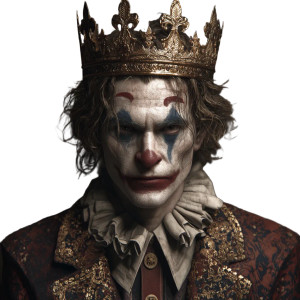 Joker King Vinyl Car Decal Sticker – Waterproof & UV-Resistant 3.4133333333333336"