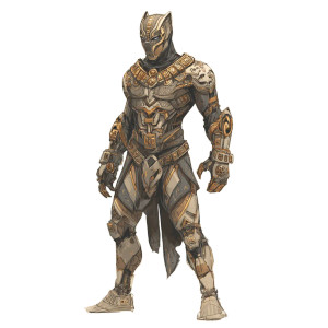 Aztec Jaguar Hero Vinyl Car Decal Sticker – Waterproof & UV-Resistant 6.826666666666667"