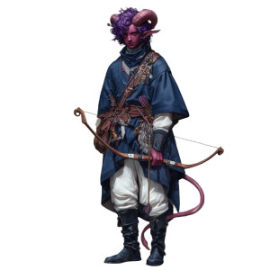 Tiefling Archer Vinyl Car Decal Sticker – Waterproof & UV-Resistant 3.4133333333333336" Tiefling Archer Vinyl Car Decal Sticker – Waterproof & UV-Resistant 3.4133333333333336"