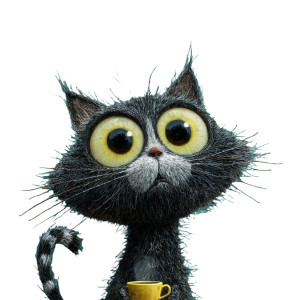 Cat V201 Vinyl Car Decal Sticker – Waterproof & UV-Resistant 3.4133333333333336"