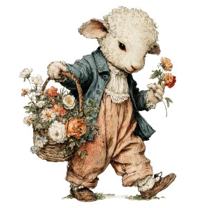 Vintage Lamb Illustration Vinyl Car Decal Sticker – Waterproof & UV-Resistant 3.4133333333333336" Vintage Lamb Illustration Vinyl Car Decal Sticker – Waterproof & UV-Resistant 3.4133333333333336"