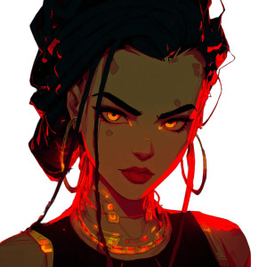 Cyberpunk Persephone Vinyl Car Decal Sticker – Waterproof & UV-Resistant 3.4133333333333336" Cyberpunk Persephone Vinyl Car Decal Sticker – Waterproof & UV-Resistant 3.4133333333333336"