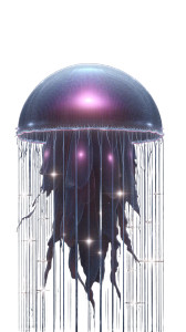 Cosmic Jellyfish V5 Vinyl Car Decal Sticker – Waterproof & UV-Resistant 9.706666666666667"