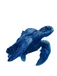 Trash Sea Turtle Vinyl Car Decal Sticker – Waterproof & UV-Resistant 8.213333333333333"