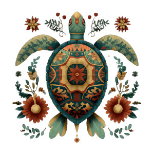 Hawaiian Folk Turtle Vinyl Car Decal Sticker – Waterproof & UV-Resistant 3.4133333333333336" Hawaiian Folk Turtle Vinyl Car Decal Sticker – Waterproof & UV-Resistant 3.4133333333333336"
