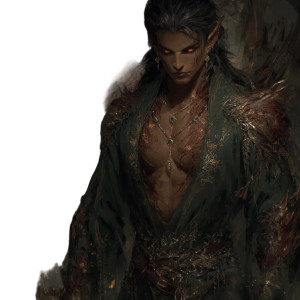 Half-Dragon Elf Mage Vinyl Car Decal Sticker – Waterproof & UV-Resistant 6.826666666666667"