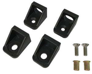 DV8 Offroad Tie Down Anchor Set of 4 | Fits Various 2008-2018 Jeep Wrangler JK | Floor Mount Black