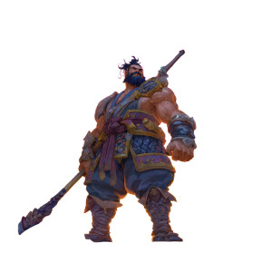 Warrior With Snake Spear Vinyl Car Decal Sticker – Waterproof & UV-Resistant 3.4133333333333336"