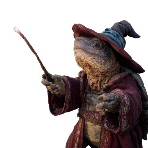 Turtle Wizard V8 Vinyl Car Decal Sticker – Waterproof & UV-Resistant 3.4133333333333336"