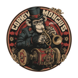 Steampunk Monkey Logo Vinyl Car Decal Sticker – Waterproof & UV-Resistant 3.4133333333333336" Steampunk Monkey Logo Vinyl Car Decal Sticker – Waterproof & UV-Resistant 3.4133333333333336"