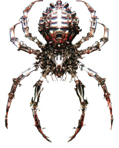 Mechanical Spider V6 Vinyl Car Decal Sticker – Waterproof & UV-Resistant 8.0"