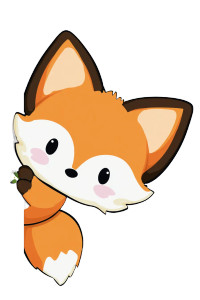 Kawaii Fox Peeking Vinyl Car Decal Sticker – Waterproof & UV-Resistant 8.96"