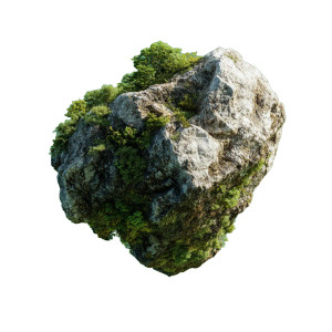 Floating Boulder Vinyl Car Decal Sticker – Waterproof & UV-Resistant 3.4133333333333336"