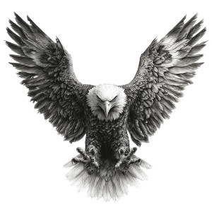 Fierce Eagle Tattoo Vinyl Car Decal Sticker – Waterproof & UV-Resistant 3.4133333333333336" Fierce Eagle Tattoo Vinyl Car Decal Sticker – Waterproof & UV-Resistant 3.4133333333333336"