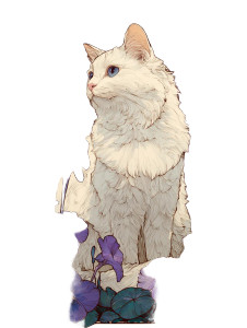 Ragdoll Cat Tarot Vinyl Car Decal Sticker – Waterproof & UV-Resistant 4.1066666666666665"