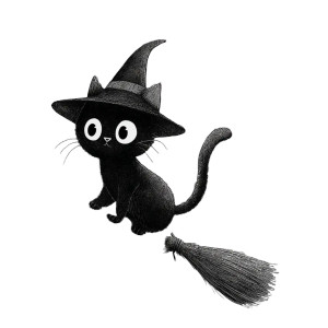Witch Cat Riding Vinyl Car Decal Sticker – Waterproof & UV-Resistant 3.4133333333333336" Witch Cat Riding Vinyl Car Decal Sticker – Waterproof & UV-Resistant 3.4133333333333336"