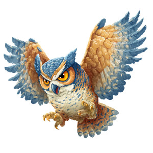 Evil Flying Owl Vinyl Car Decal Sticker – Waterproof & UV-Resistant 3.4133333333333336" Evil Flying Owl Vinyl Car Decal Sticker – Waterproof & UV-Resistant 3.4133333333333336"
