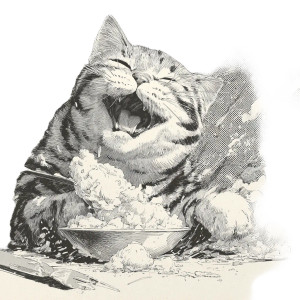 Joyful Tabby Cat V8 Vinyl Car Decal Sticker – Waterproof & UV-Resistant 3.4133333333333336" Joyful Tabby Cat V8 Vinyl Car Decal Sticker – Waterproof & UV-Resistant 3.4133333333333336"