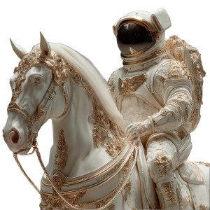 Astronaut On Horse V2 Vinyl Car Decal Sticker – Waterproof & UV-Resistant 3.4133333333333336" Astronaut On Horse V2 Vinyl Car Decal Sticker – Waterproof & UV-Resistant 3.4133333333333336"