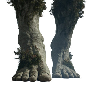 Giant'S Ashen Legs Vinyl Car Decal Sticker – Waterproof & UV-Resistant 3.4133333333333336"