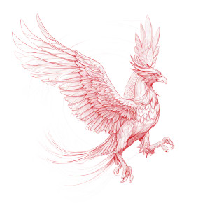 Phoenix Outline Vinyl Car Decal Sticker – Waterproof & UV-Resistant 3.4133333333333336" Phoenix Outline Vinyl Car Decal Sticker – Waterproof & UV-Resistant 3.4133333333333336"