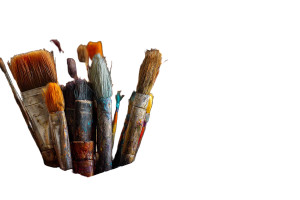 Colorful Paint Brushes Vinyl Car Decal Sticker – Waterproof & UV-Resistant 5.97333333333333