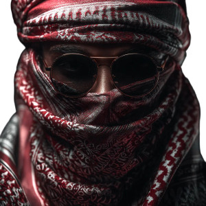 Middle Eastern Rapper Vinyl Car Decal Sticker – Waterproof & UV-Resistant 3.4133333333333336"