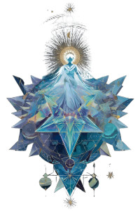 Celestial Tarot Card Vinyl Car Decal Sticker – Waterproof & UV-Resistant 4.4