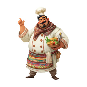 Mexican Chef Character Vinyl Car Decal Sticker – Waterproof & UV-Resistant 3.4133333333333336" Mexican Chef Character Vinyl Car Decal Sticker – Waterproof & UV-Resistant 3.4133333333333336"