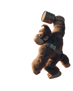 Donkey Kong Rampage V2 Vinyl Car Decal Sticker – Waterproof & UV-Resistant 4.0"