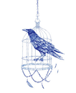 Flying Raven Tattoo V3 Vinyl Car Decal Sticker – Waterproof & UV-Resistant 3.946666666666666