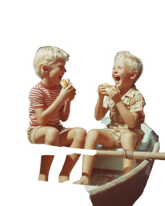 Boys In Boat Vinyl Car Decal Sticker – Waterproof & UV-Resistant 8.0"
