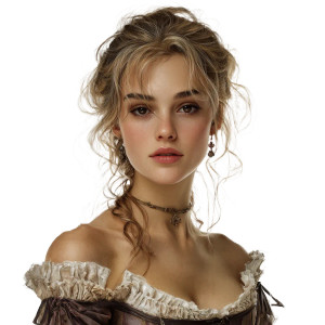 Keira Knightley Portrait V3 Vinyl Car Decal Sticker – Waterproof & UV-Resistant 3.4133333333333336"