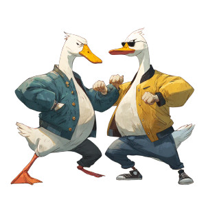 Geese Gangsters Vinyl Car Decal Sticker – Waterproof & UV-Resistant 6.826666666666667" Geese Gangsters Vinyl Car Decal Sticker – Waterproof & UV-Resistant 6.826666666666667"