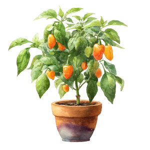 Pepper Plant Pot Vinyl Car Decal Sticker – Waterproof & UV-Resistant 3.4133333333333336" Pepper Plant Pot Vinyl Car Decal Sticker – Waterproof & UV-Resistant 3.4133333333333336"