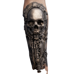 Biomechanical Forearm Vinyl Car Decal Sticker – Waterproof & UV-Resistant 6.826666666666667" Biomechanical Forearm Vinyl Car Decal Sticker – Waterproof & UV-Resistant 6.826666666666667"