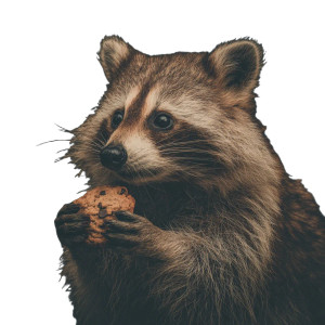 Raccoon Eating Cookie Vinyl Car Decal Sticker – Waterproof & UV-Resistant 3.4133333333333336" Raccoon Eating Cookie Vinyl Car Decal Sticker – Waterproof & UV-Resistant 3.4133333333333336"