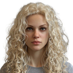 Blonde Curly Hair Woman Vinyl Car Decal Sticker – Waterproof & UV-Resistant 6.826666666666667" Blonde Curly Hair Woman Vinyl Car Decal Sticker – Waterproof & UV-Resistant 6.826666666666667"