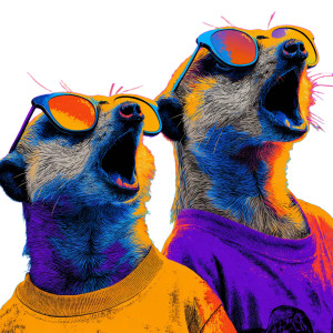 Raving Meerkats Vinyl Car Decal Sticker – Waterproof & UV-Resistant 3.4133333333333336" Raving Meerkats Vinyl Car Decal Sticker – Waterproof & UV-Resistant 3.4133333333333336"