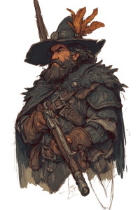 Dwarf Archer Vinyl Car Decal Sticker – Waterproof & UV-Resistant 8.96"