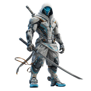 Futuristic Ninja Android Vinyl Car Decal Sticker – Waterproof & UV-Resistant 6.826666666666667" Futuristic Ninja Android Vinyl Car Decal Sticker – Waterproof & UV-Resistant 6.826666666666667"