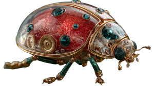 Steampunk Ladybug Vinyl Car Decal Sticker – Waterproof & UV-Resistant 2.72" Steampunk Ladybug Vinyl Car Decal Sticker – Waterproof & UV-Resistant 2.72"